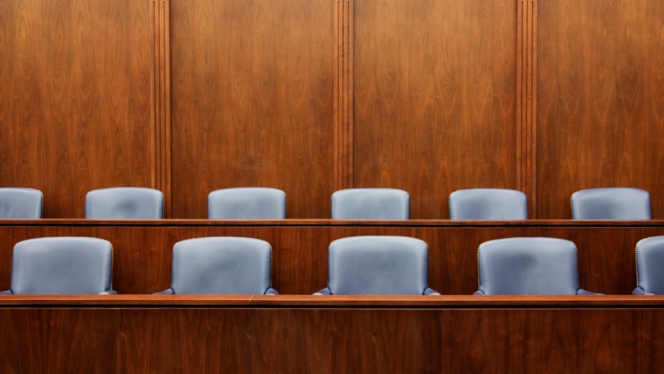 Image of jury seating area